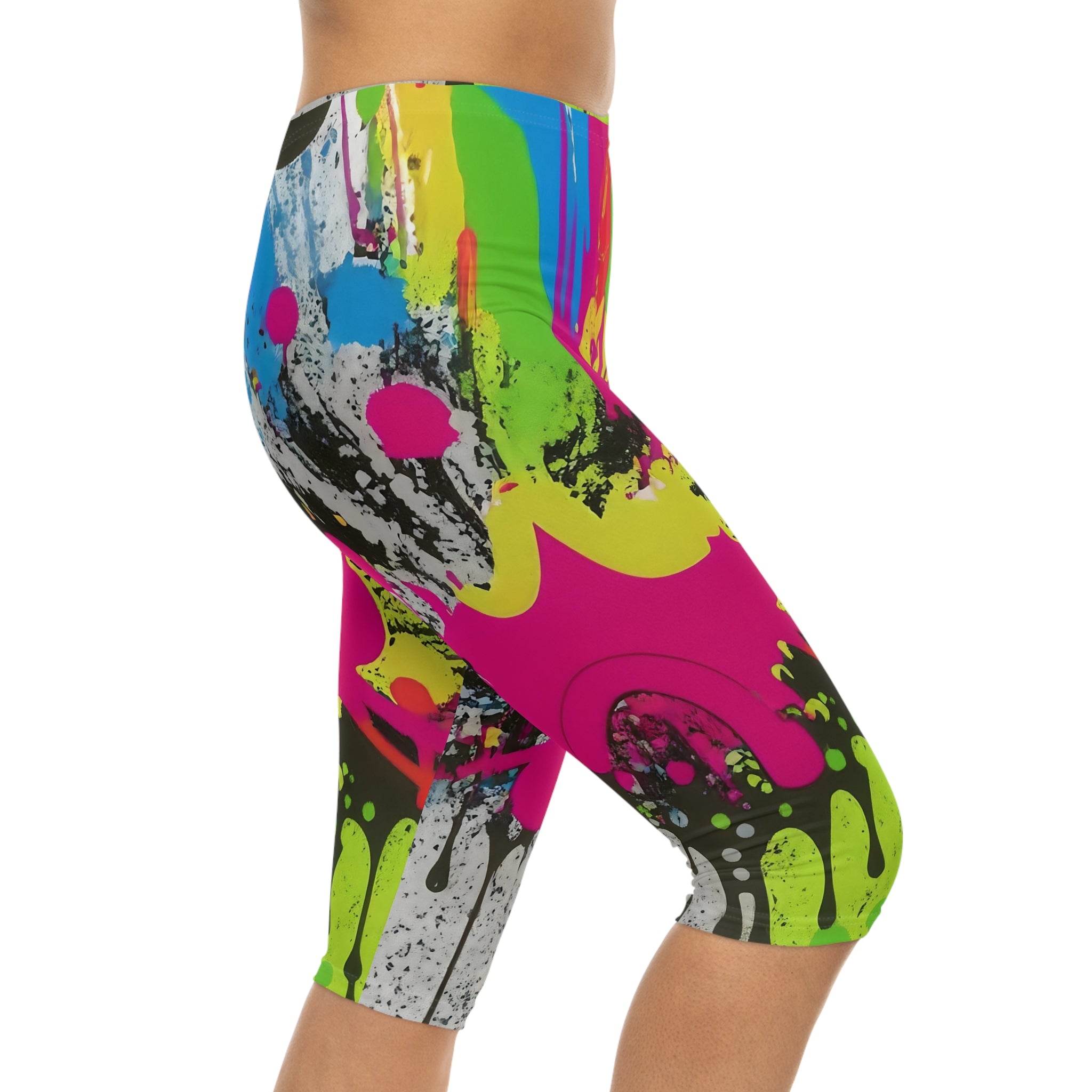 Street Art Capri Leggings
